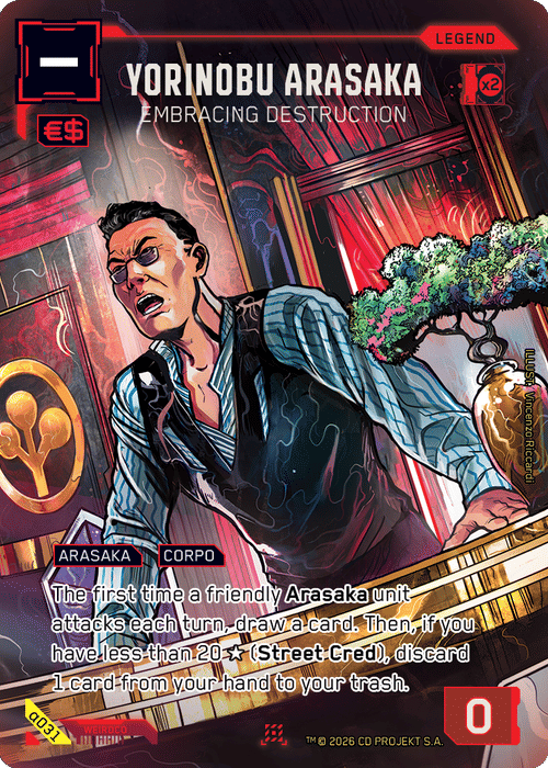 Cyberpunk character card art