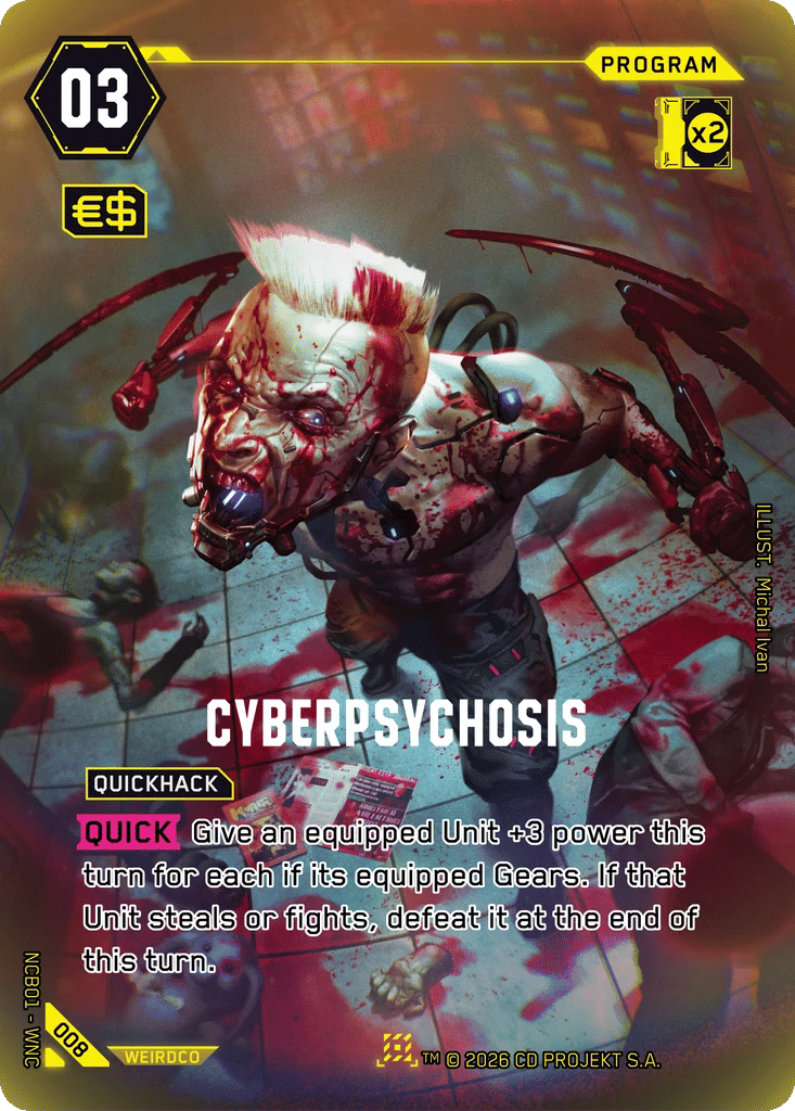 Cyberpsychosis — Night City Brawl S 1 — Cyberpunk TCG