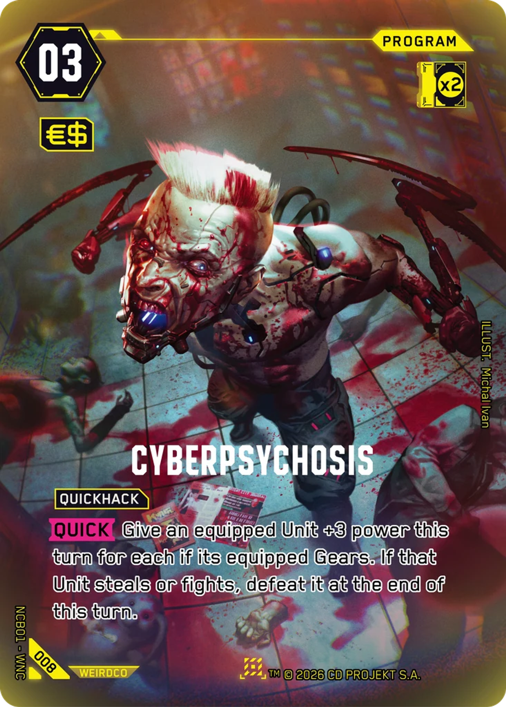 Cyberpsychosis — Night City Brawl S 1 — Cyberpunk TCG