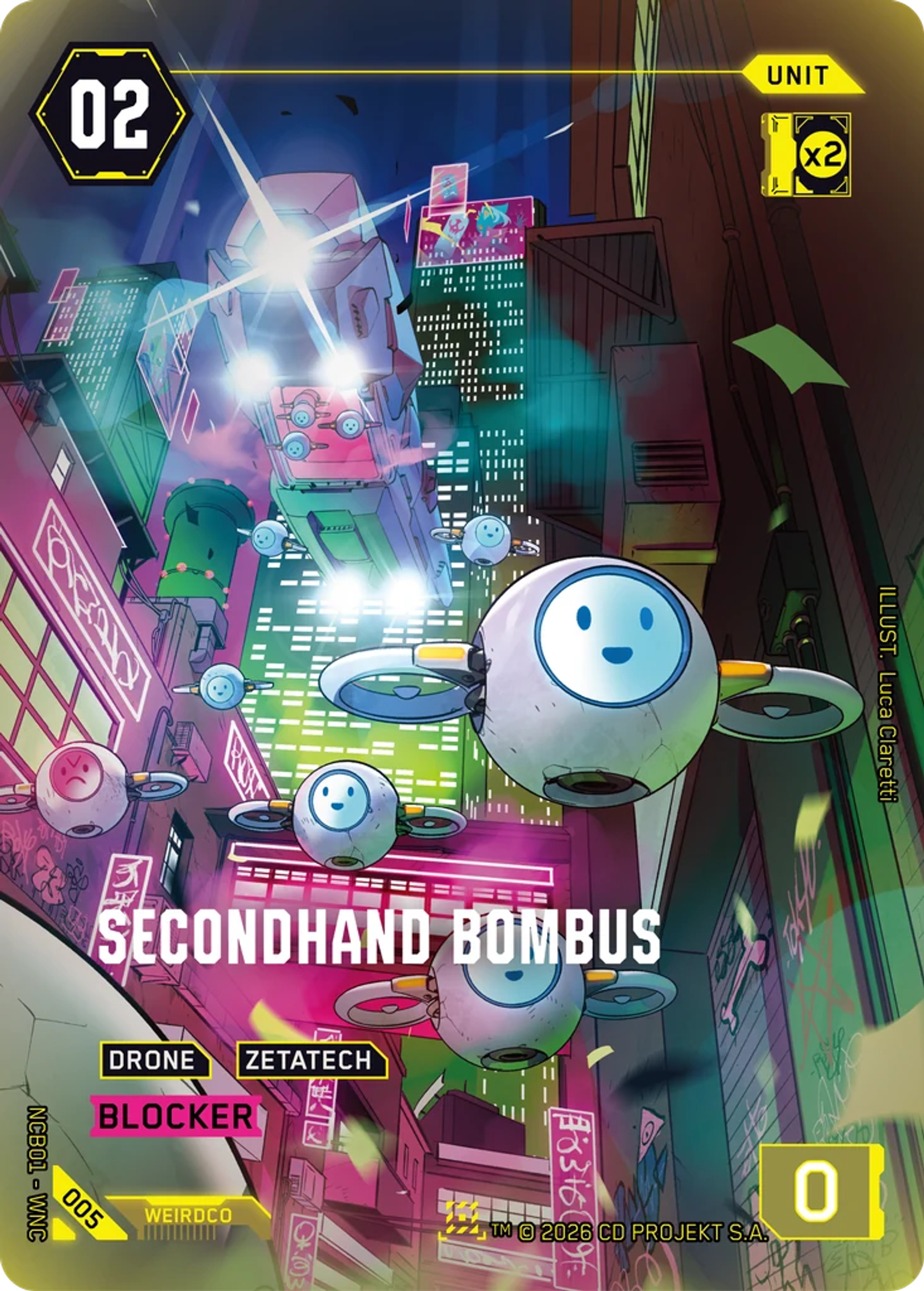 Secondhand Bombus — Night City Brawl S 1 — Cyberpunk TCG
