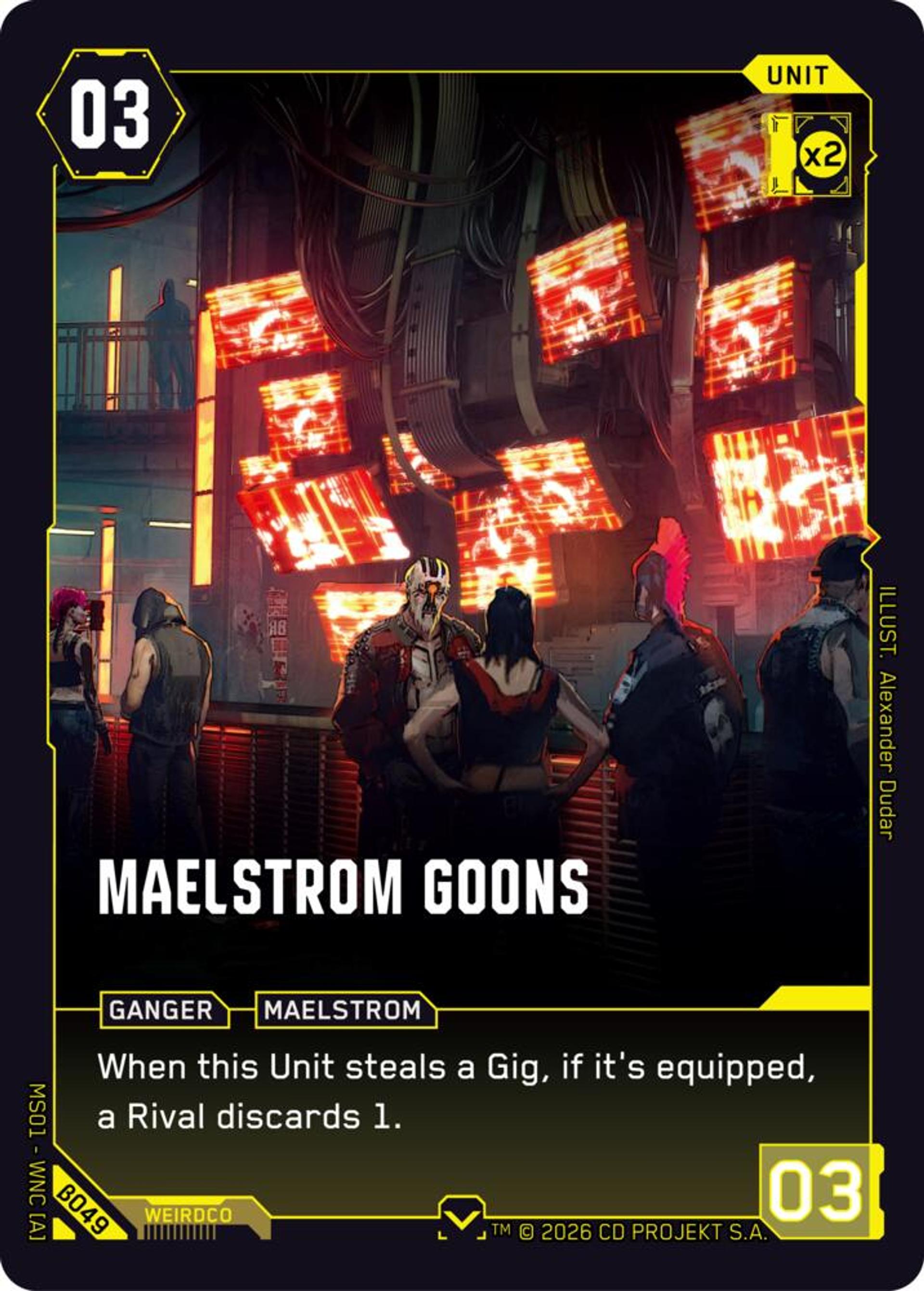 Maelstrom Goons — Welcome to Night City - Beta — Cyberpunk TCG