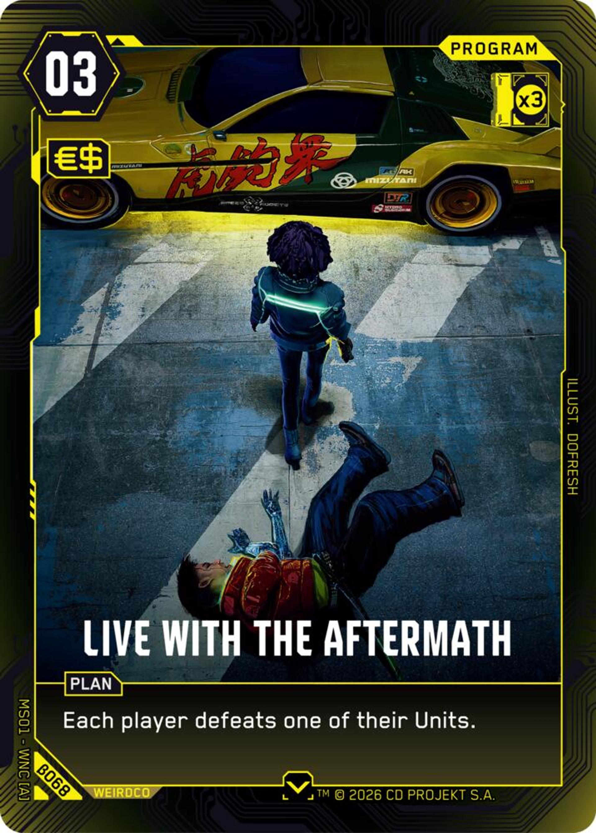 Live with the Aftermath — Welcome to Night City - Beta — Cyberpunk TCG