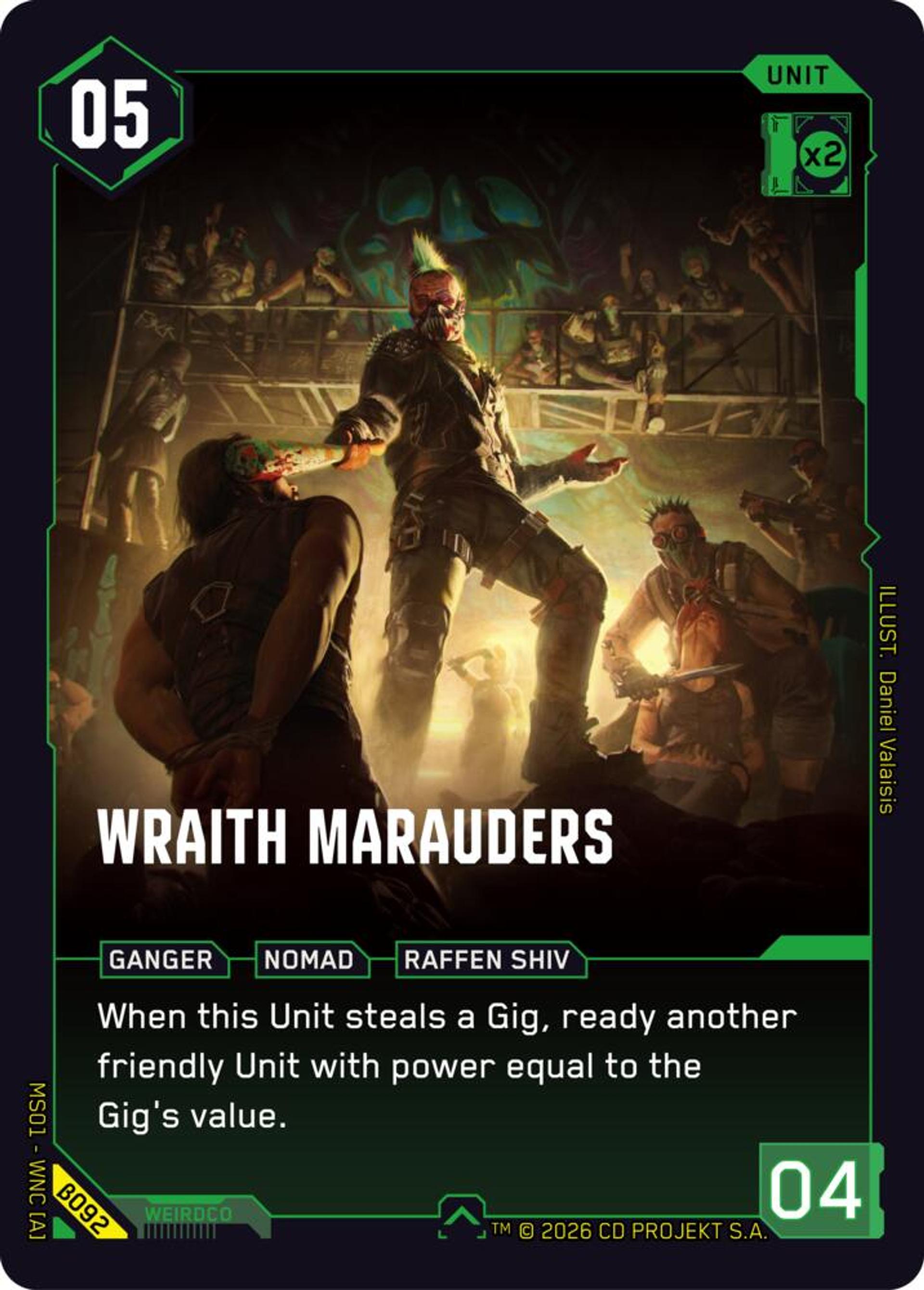 Wraith Marauders — Welcome to Night City - Beta — Cyberpunk TCG