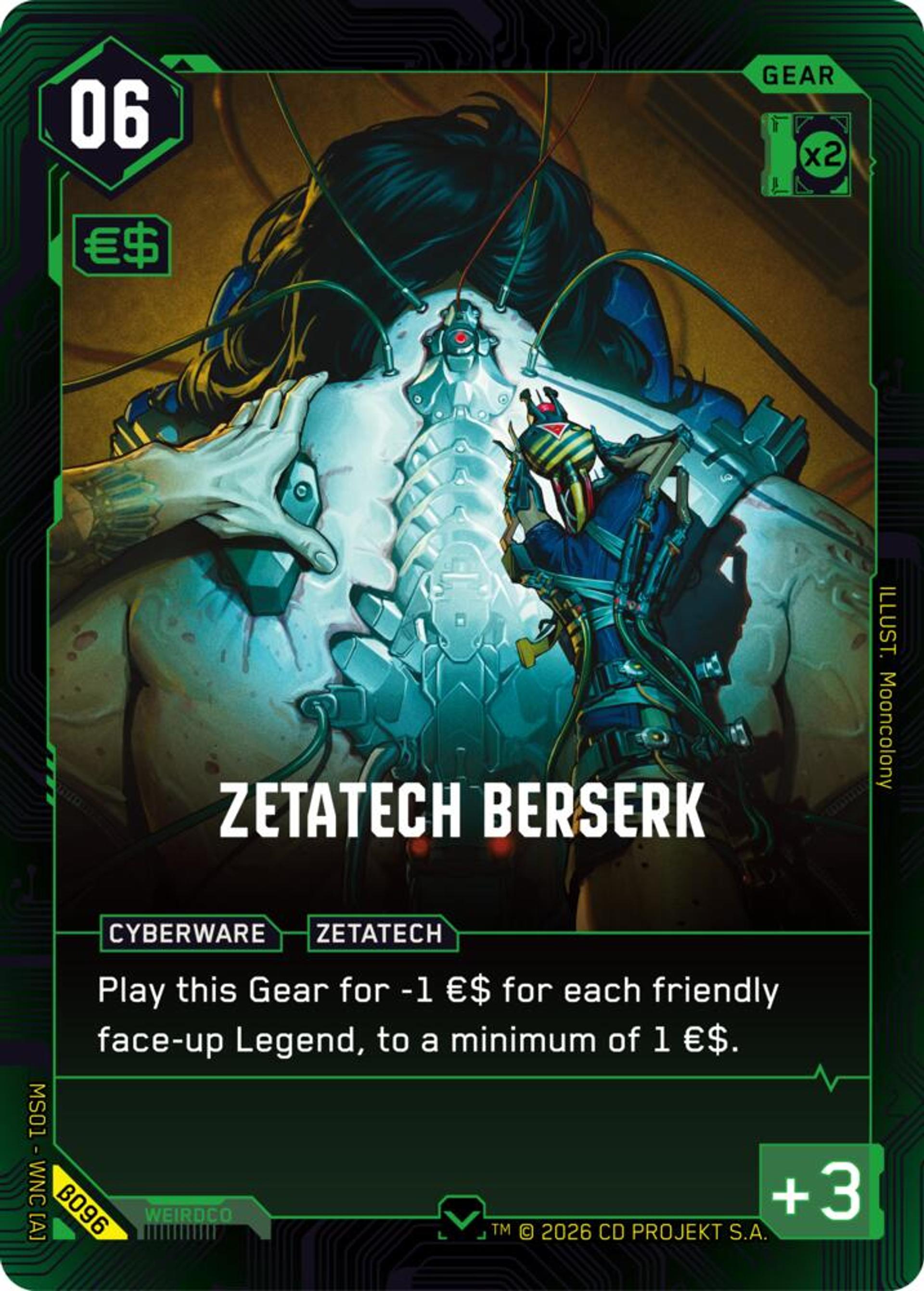 Zetatech Berserk — Welcome to Night City - Beta — Cyberpunk