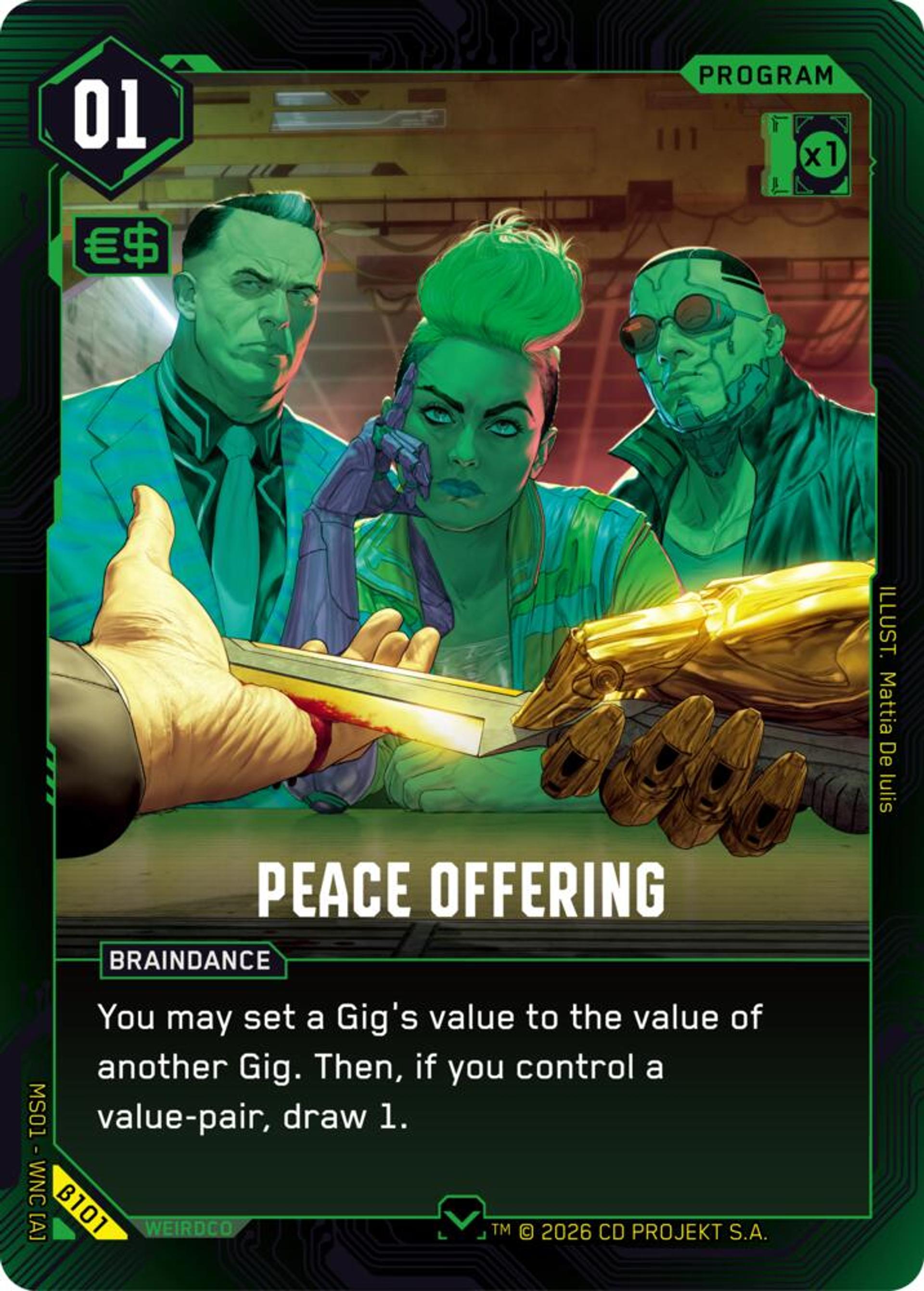 Peace Offering — Welcome to Night City - Beta — Cyberpunk