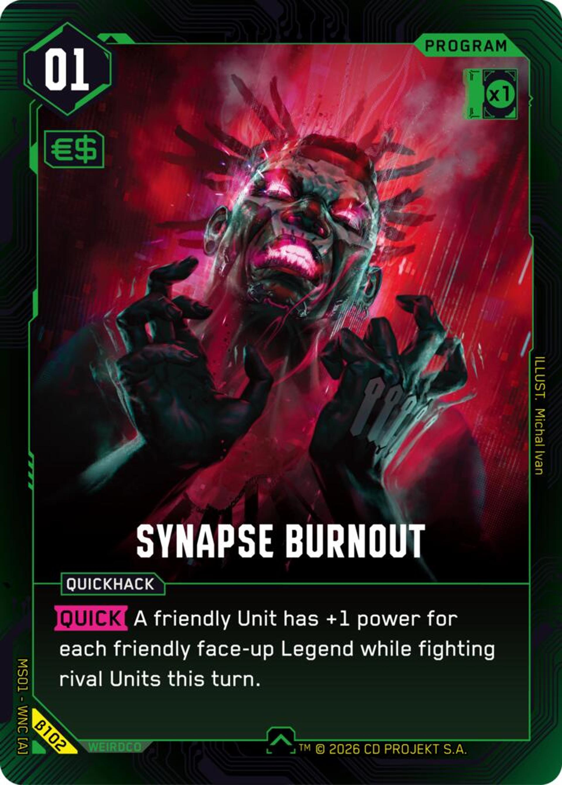 Synapse Burnout — Welcome to Night City - Beta — Cyberpunk