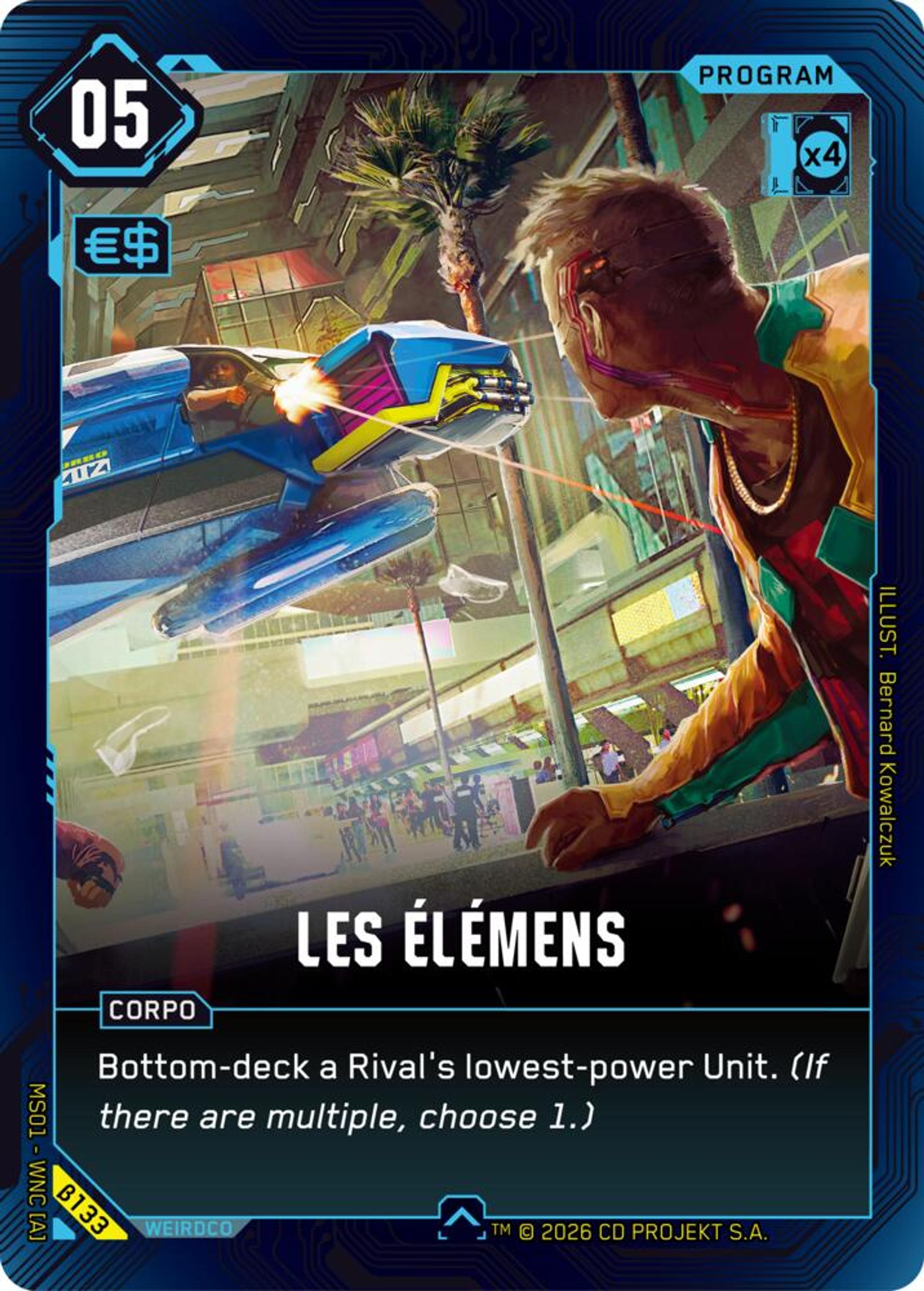 Les Elemens — Welcome to Night City - Beta — Cyberpunk TCG