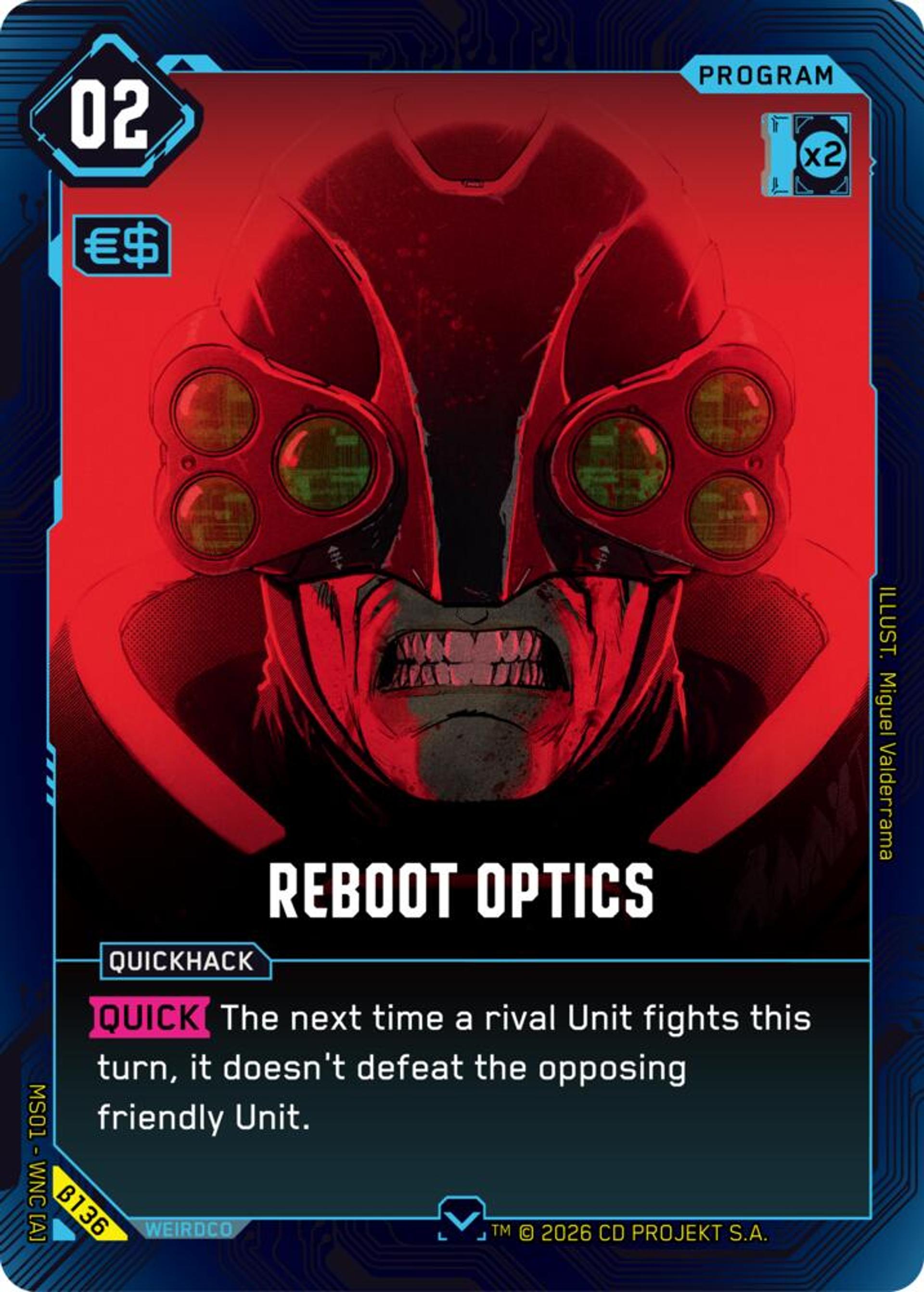 Reboot Optics — Welcome to Night City - Beta — Cyberpunk TCG