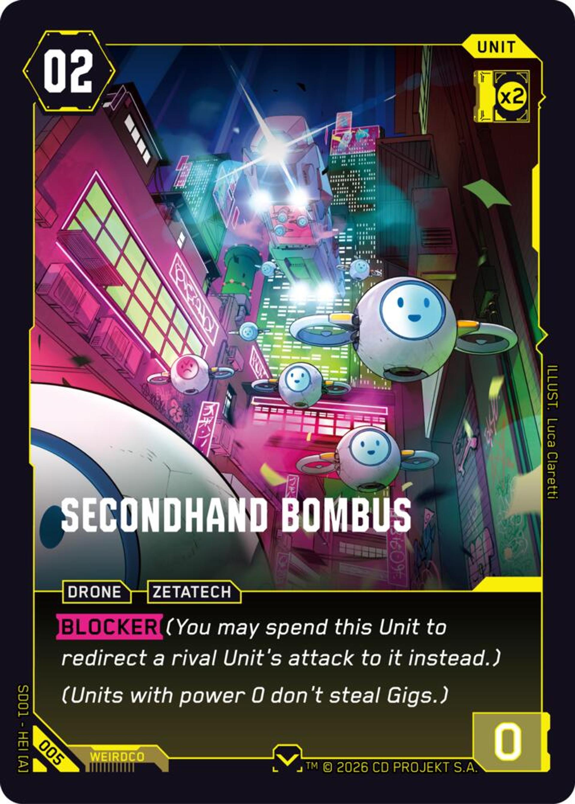 Secondhand Bombus — The Heist - Retail Starter Deck — Cyberpunk TCG