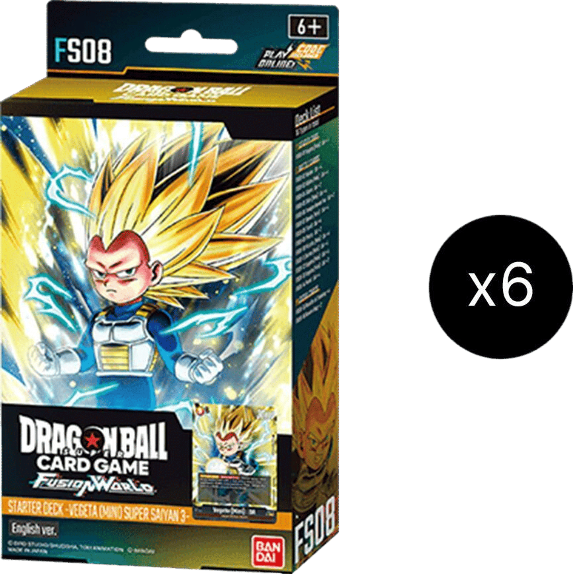 Product image for Starter Deck 8: Vegeta (Mini) Super Saiyan 3 Display