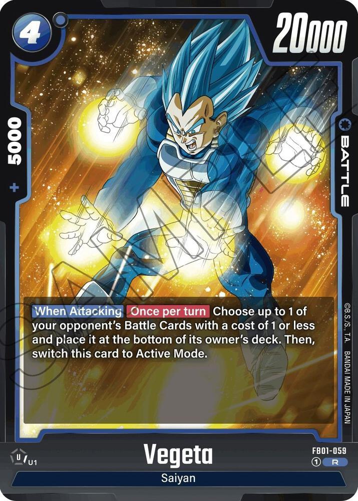 Vegeta - FB01-059 — Awakened Pulse — Dragon Ball Super: Fusion World