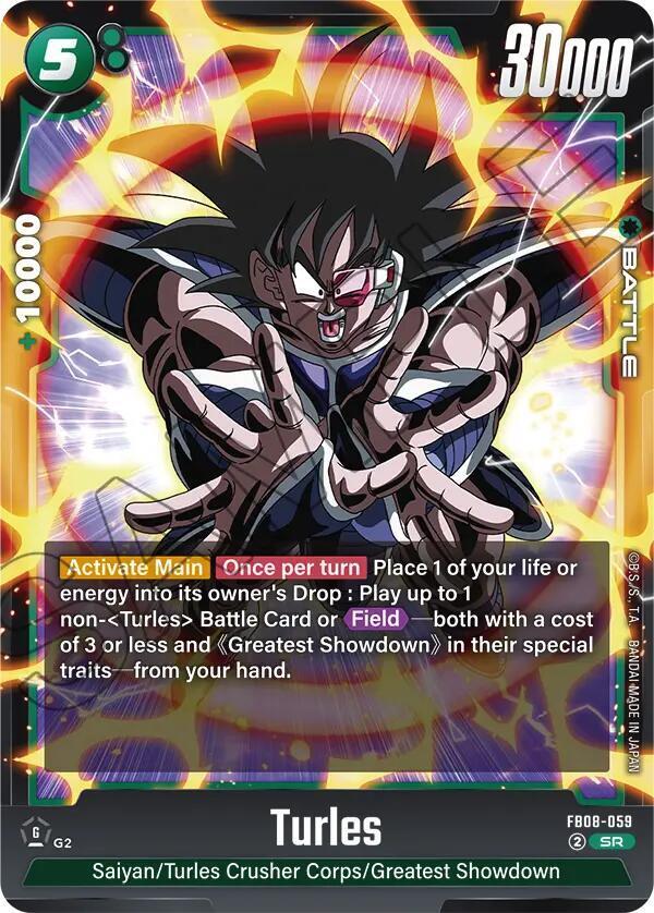 Turles - FB08-059 — Saiyan's Pride — Dragon Ball Super: Fusion World