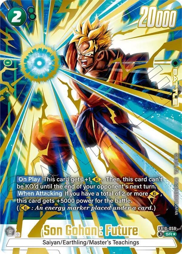 Son Gohan : Future - FB10-059 (Alternate Art) — Cross Force — Dragon Ball Super: Fusion World