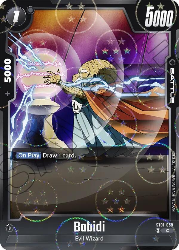 Babidi - ST01-059 (Dragon Ball Pattern) — Story Booster 01 — Dragon Ball Super: Fusion World