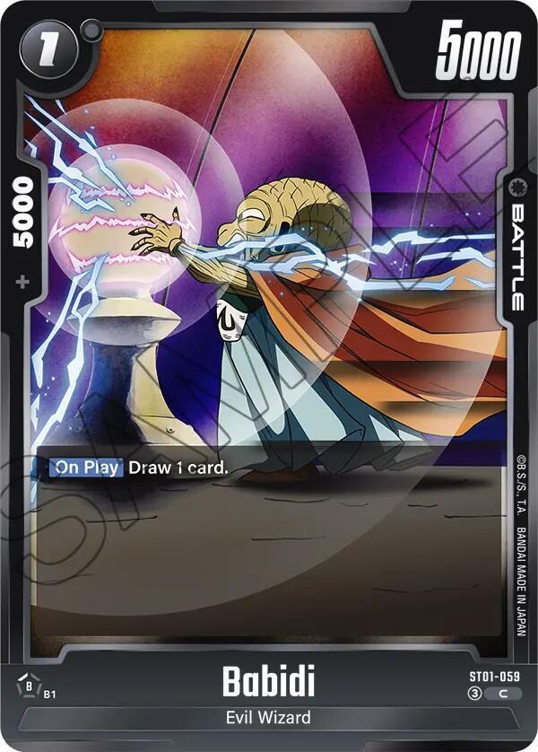 Babidi - ST01-059 — Story Booster 01 — Dragon Ball Super: Fusion World