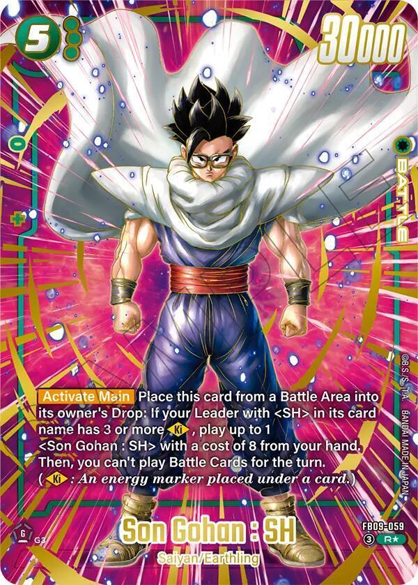Son Gohan : SH - FB09-059 (2nd Anniversary Set) — Fusion World Promotion Cards and Packs — Dragon Ball Super: Fusion World