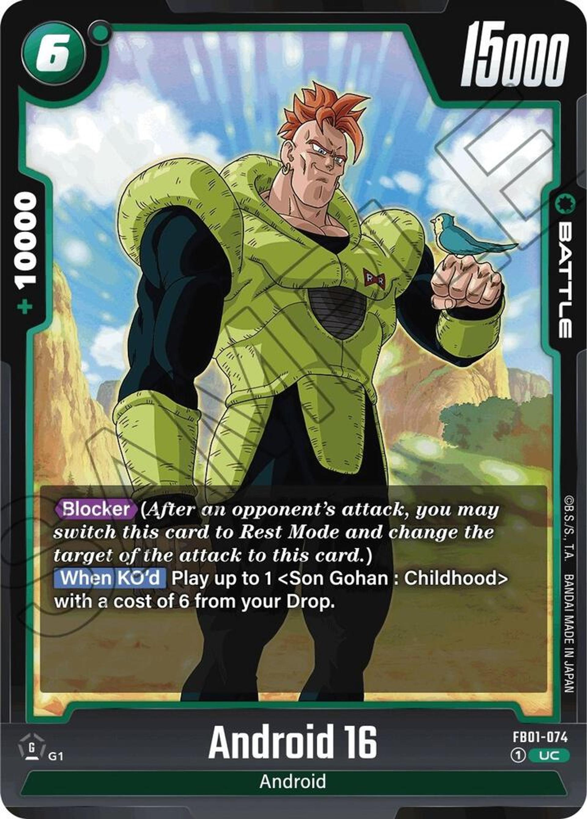 Android 16 - FB01-074 — Awakened Pulse — Dragon Ball Super: Fusion World