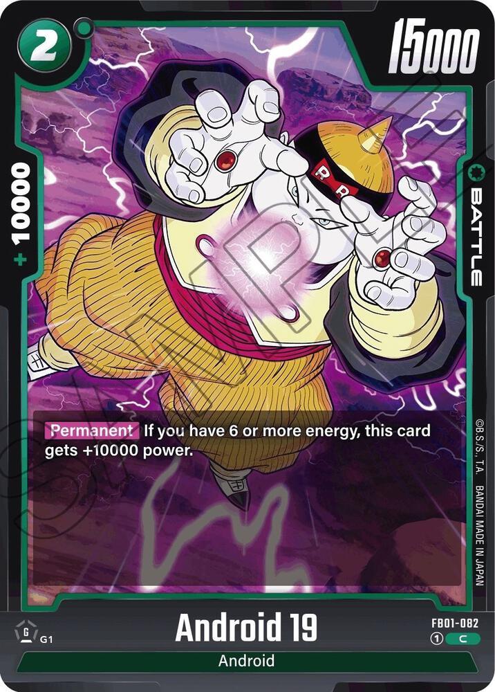 Android 19 — Awakened Pulse — Dragon Ball Super: Fusion World