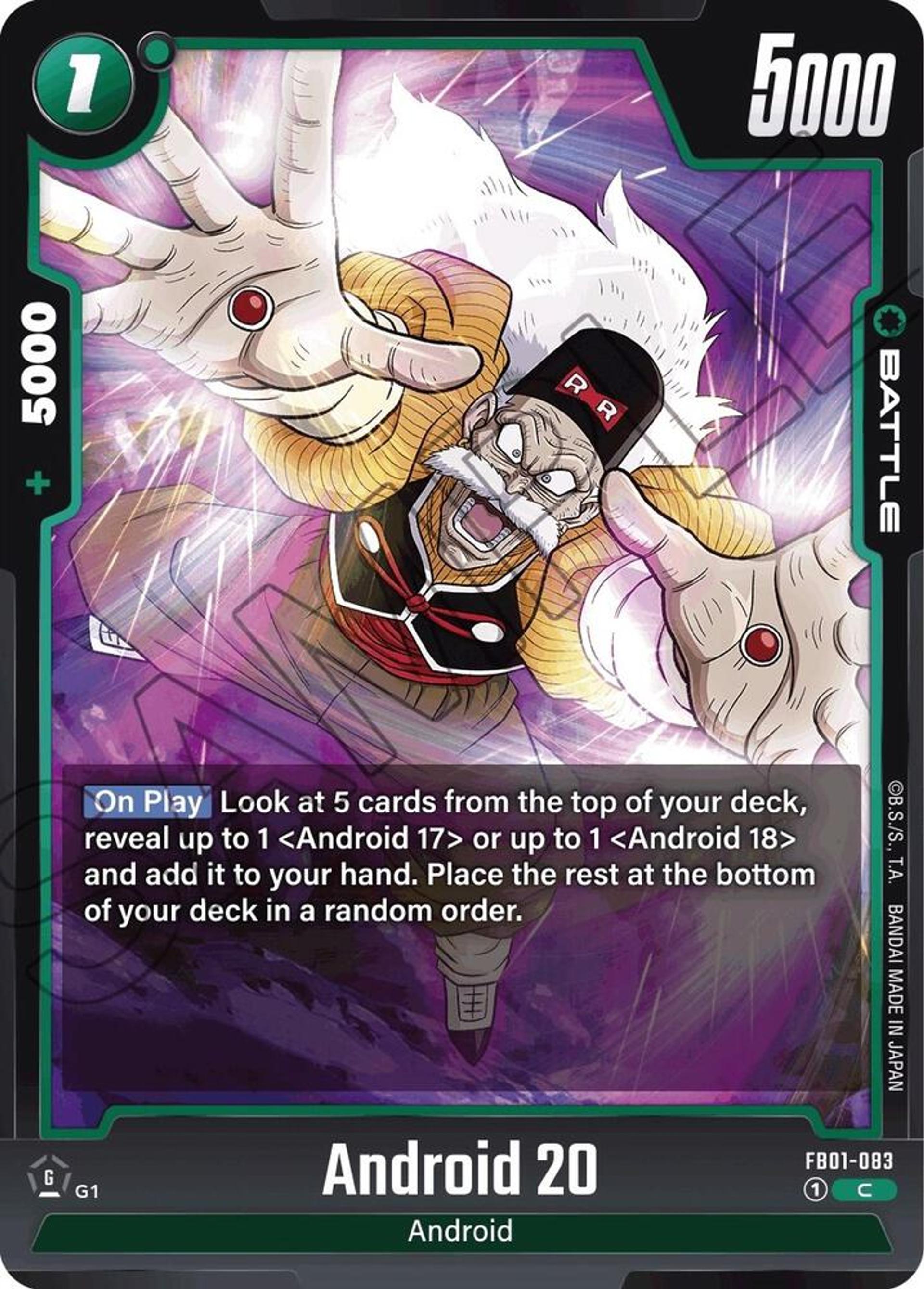 Android 20 - FB01-083 — Awakened Pulse — Dragon Ball Super: Fusion World