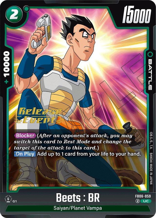 Beets : BR — Rivals Clash Release Event Cards — Dragon Ball Super: Fusion World
