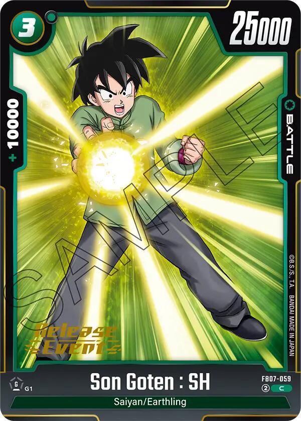 Son Goten : SH — Wish For Shenron Release Event Cards — Dragon Ball Super: Fusion World