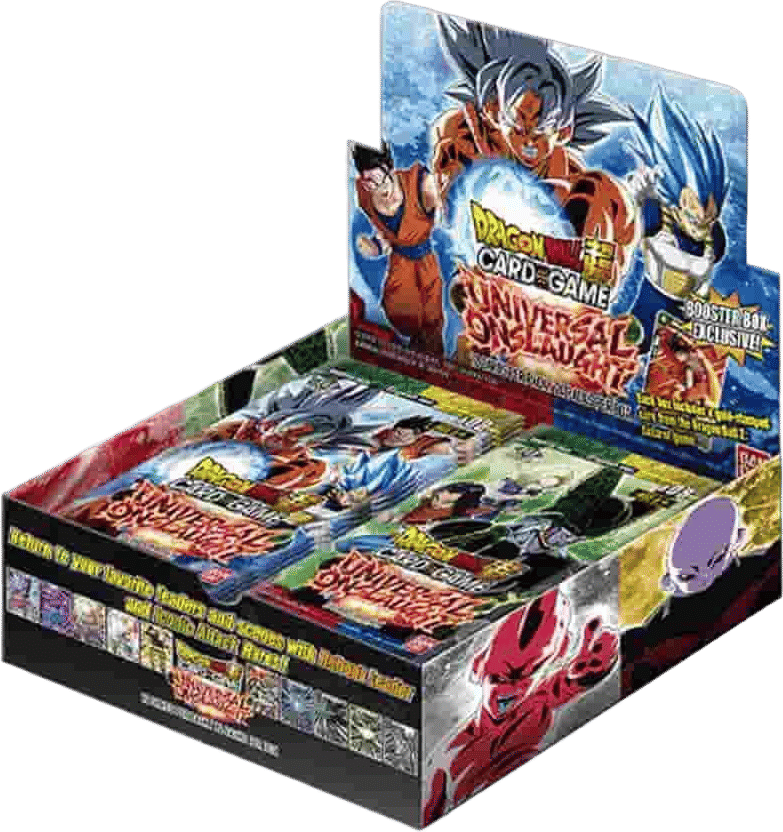 Universal Onslaught Booster Box — Universal Onslaught — Dragon Ball Super: Masters