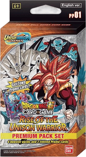 Rise of the Unison Warrior Premium Pack Set 01 — Rise of the Unison Warrior — Dragon Ball Super: Masters
