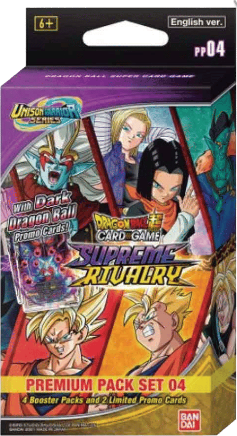 Supreme Rivalry Premium Pack Set 04 from Supreme Rivalry - Dragon Ball Super: Masters