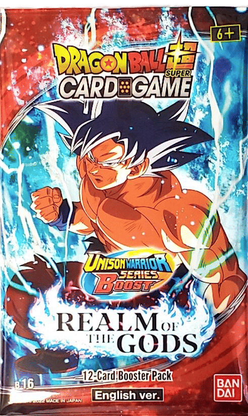 Realm of the Gods Booster Pack — Realm of the Gods — Dragon Ball Super: Masters