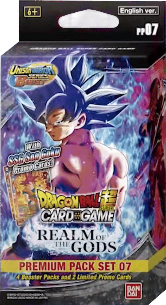 Realm of the Gods Premium Pack Set 07 — Realm of the Gods — Dragon Ball Super: Masters