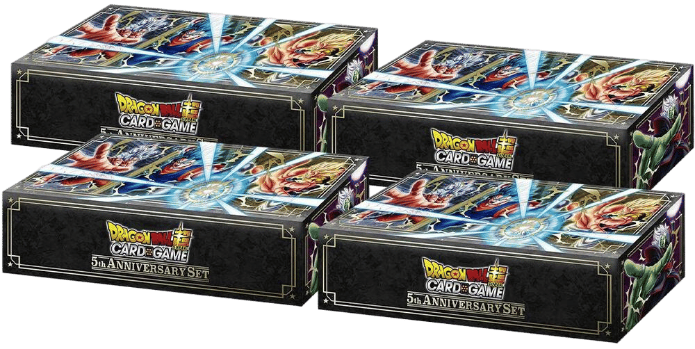 5th Anniversary Set Display — 5th Anniversary Set — Dragon Ball Super: Masters