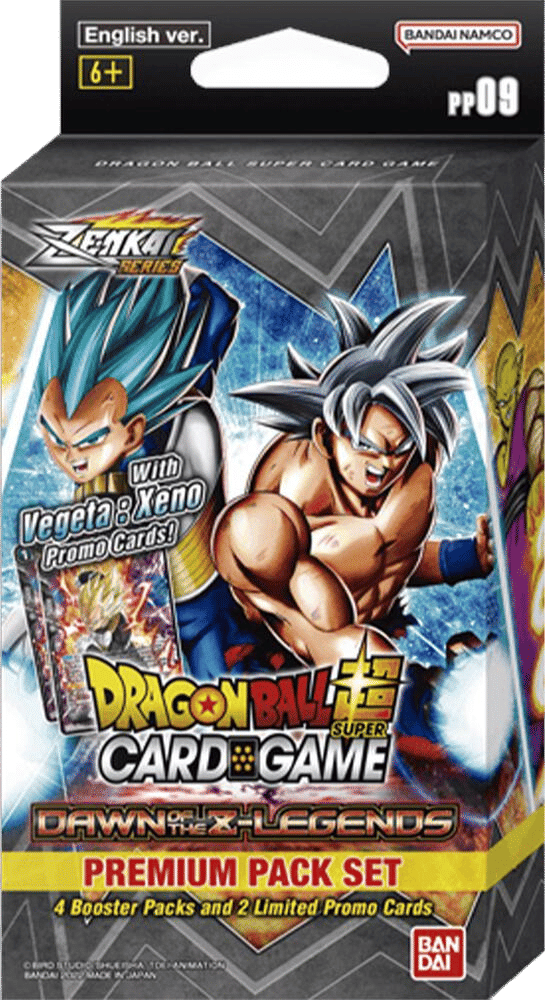 Dawn of the Z-Legends Premium Pack Set 09 from Dawn of the Z-Legends - Dragon Ball Super: Masters