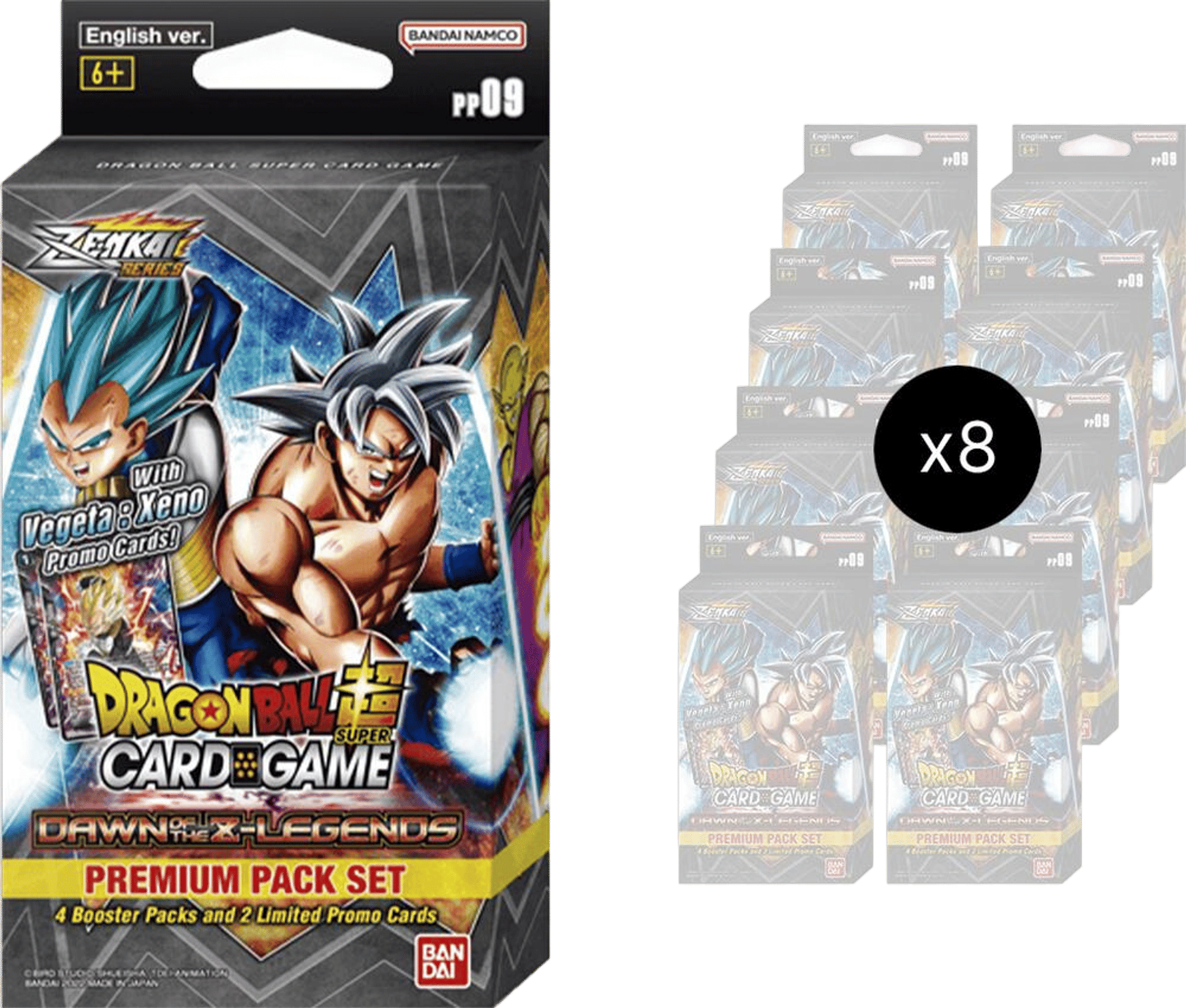 Product image for Dawn of the Z-Legends Premium Pack Set 09 Display