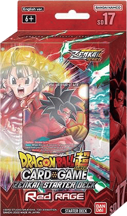 Starter Deck 17: Red Rage from Dawn of the Z-Legends - Dragon Ball Super: Masters