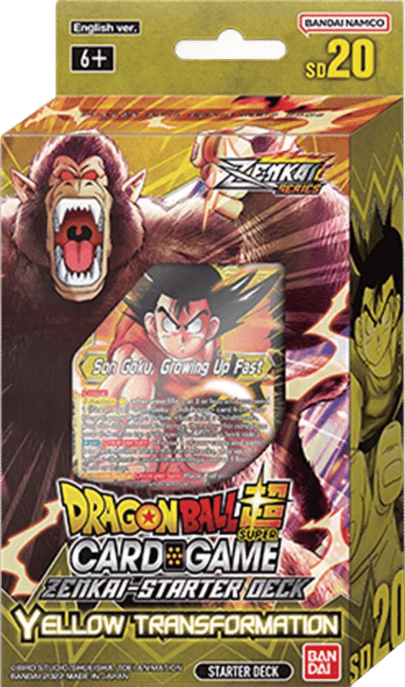 Starter Deck 20: Yellow Transformation — Dawn of the Z-Legends — Dragon Ball Super: Masters
