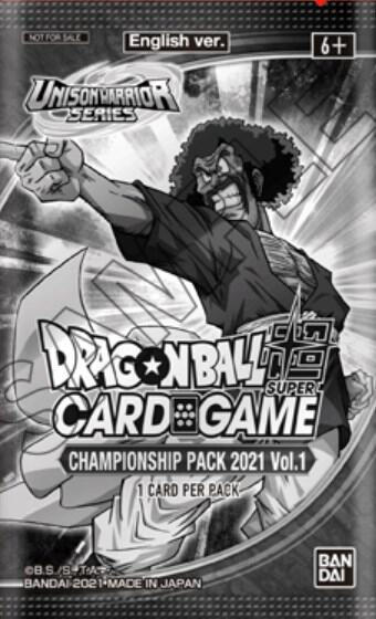 Championship Pack 2021 Vol. 1 — Promotion Cards — Dragon Ball Super: Masters