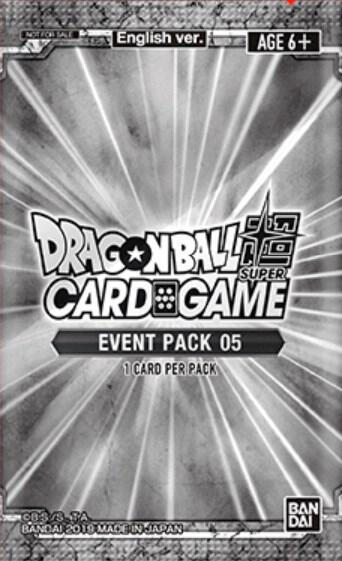 Event Pack 5 — Promotion Cards — Dragon Ball Super: Masters