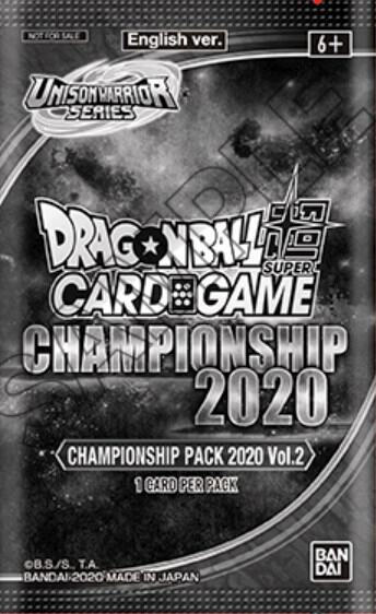 Championship Pack 2020 Vol. 2 — Promotion Cards — Dragon Ball Super: Masters