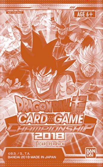 Championship Pack 2018 — Promotion Cards — Dragon Ball Super: Masters