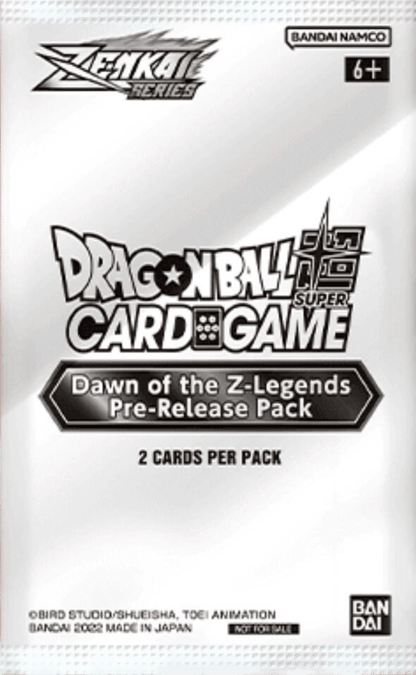 Dawn of the Z-Legends Pre-Release Pack — Dawn of the Z-Legends Pre-Release Cards — Dragon Ball Super: Masters
