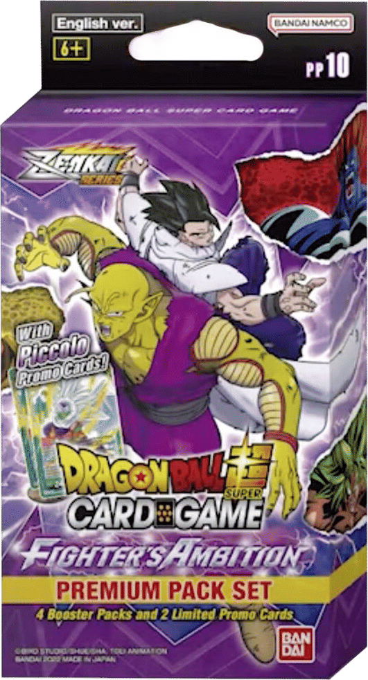 Fighter's Ambition Premium Pack Set 10 — Fighter's Ambition — Dragon Ball Super: Masters