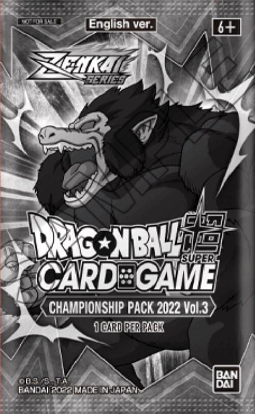 Championship Pack 2022 Vol.3 — Tournament Promotion Cards — Dragon Ball Super: Masters
