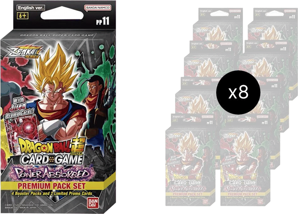 Display Power Absorbed Premium Pack Set 11 — Power Absorbed — Dragon Ball Super: Masters