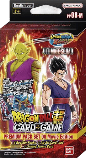 Ultimate Squad Premium Pack Set 08 (Movie Edition) — Ultimate Squad — Dragon Ball Super: Masters