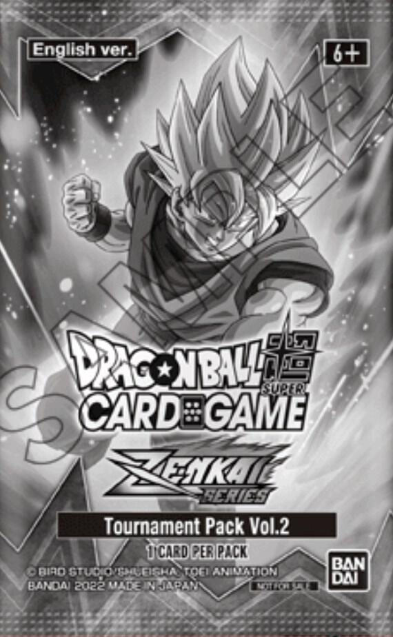 Zenkai Series Tournament Pack Vol.2 — Tournament Promotion Cards — Dragon Ball Super: Masters