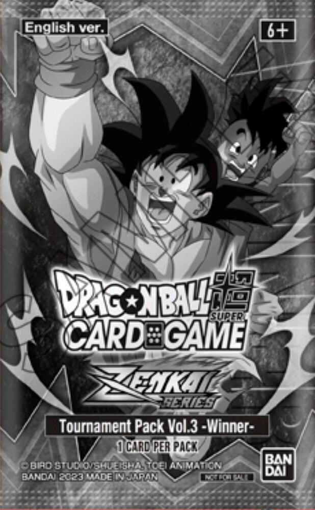 Zenkai Series Tournament Pack Vol.3 (Winner) — Tournament Promotion Cards — Dragon Ball Super: Masters