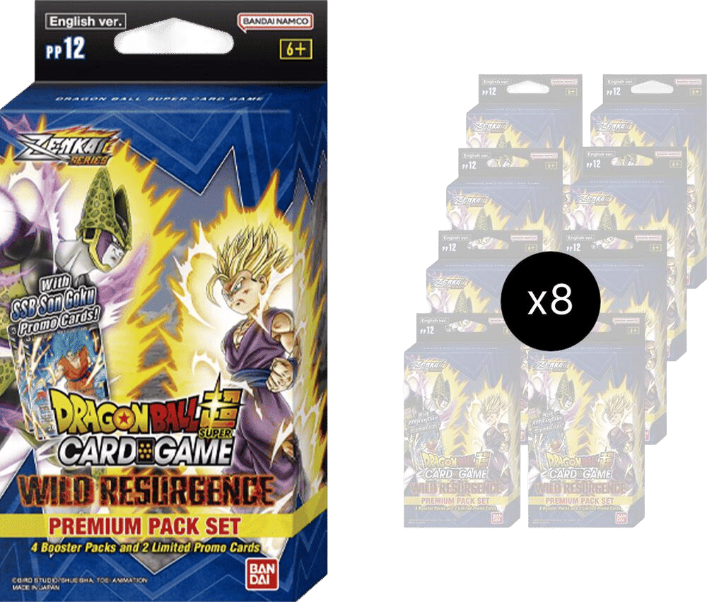 Wild Resurgence Premium Pack Set 12 Display — Wild Resurgence — Dragon Ball Super: Masters