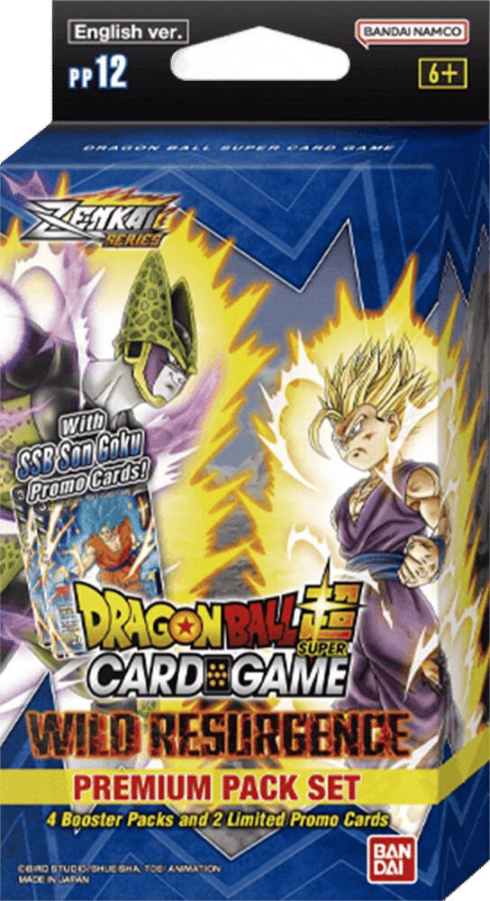 Wild Resurgence Premium Pack Set 12 — Wild Resurgence — Dragon Ball Super: Masters