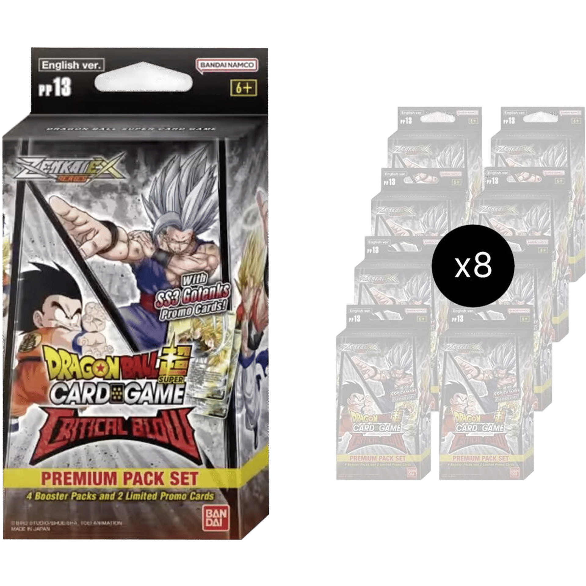 Product image for Critical Blow Premium Pack Set 13 Display