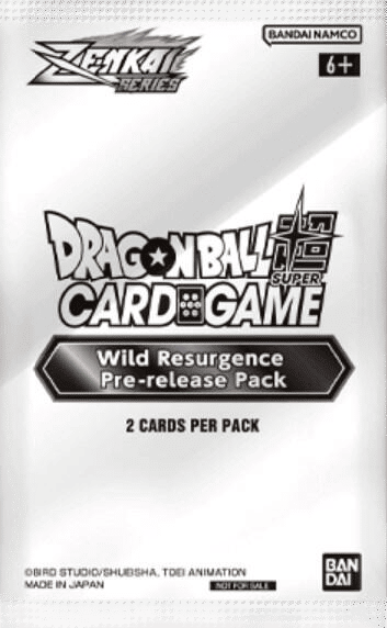 Wild Resurgence Pre-Release Pack — Wild Resurgence Pre-Release Cards — Dragon Ball Super: Masters